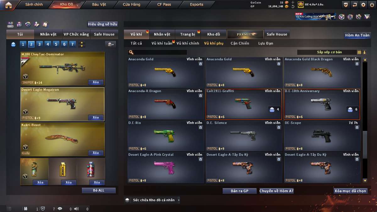 shop acc cf uy tin gia re